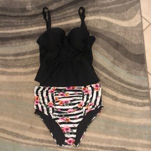 Floral Tankini (Plus Size)